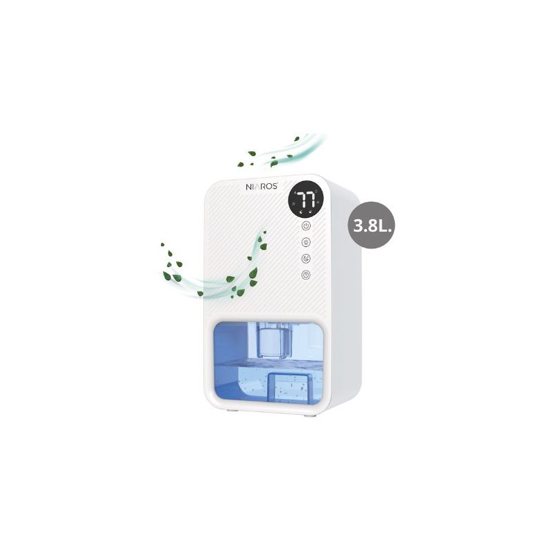 Deshumidificador XL 3,8 Litros Boure NIAROS