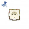 Mecanismo empotrar Serie GAMMA Base TT 16A-220V Blanco GSC C10/100