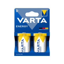 Pila Alcalina D LR20 1,5v Energy Blíster 2 pilas VARTA