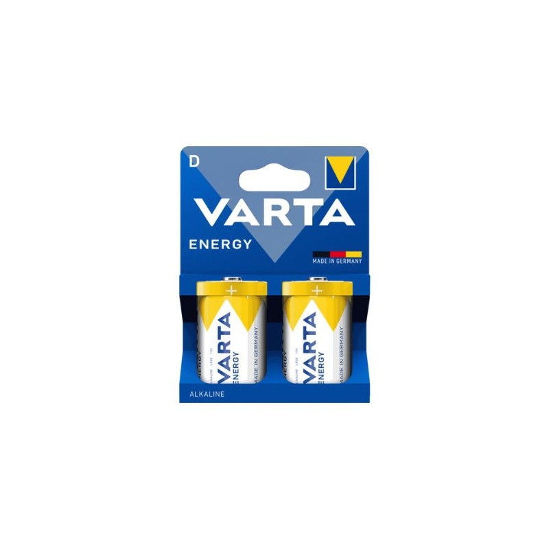 Pila Alcalina D LR20 1,5v Energy Blíster 2 pilas VARTA