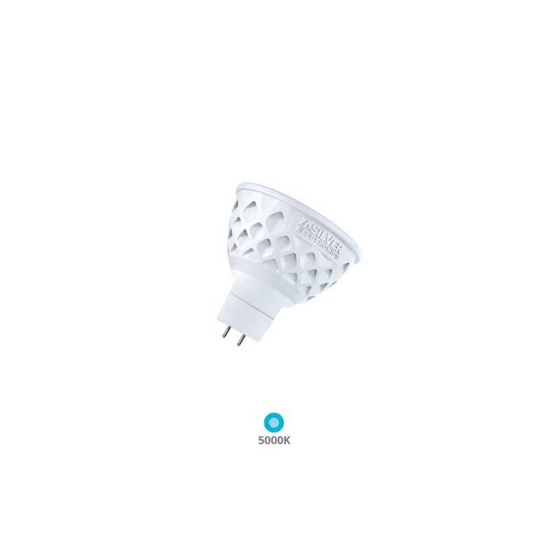 Bombilla Dicroica LED MR16 4w 5000K 370Lm MULTILED 12V PREMIUM SILVER ÚLTIMAS UNIDADES