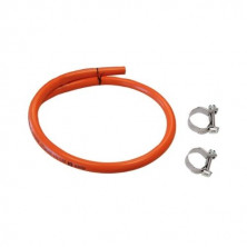 Goma gas butano 80cm + 2 abrazaderas GSC C1/75