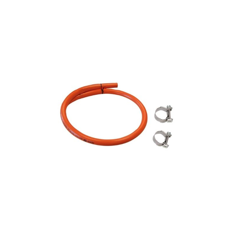 Goma gas butano 80cm + 2 abrazaderas GSC C1/75