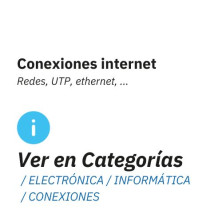 Cables y conexiones de red, ethernet, UTP, FTP, informática.