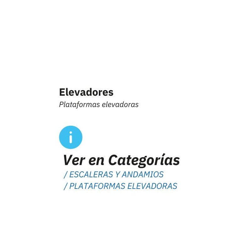 ELEVADORES eléctricos. Descarga el catálogo de SVELT / ELEVADORES