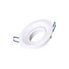 Aro redondo basculante Blanco GU10 Incluido Diámetro 100mm Diámetro empotramiento 72mm GSC