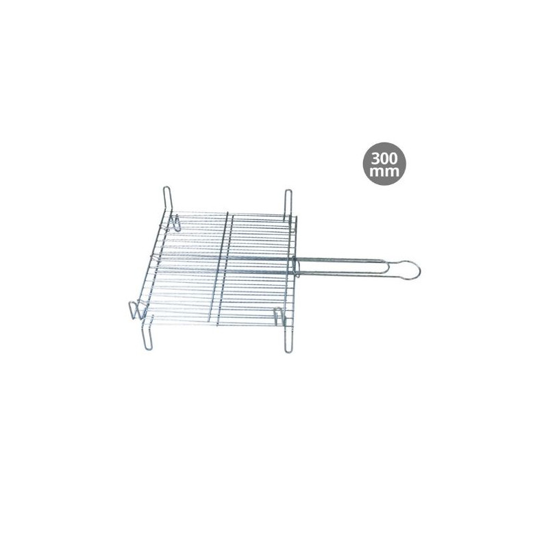 Parrilla doble serie 30. Acero zincado.30x35cm GSC C1/12
