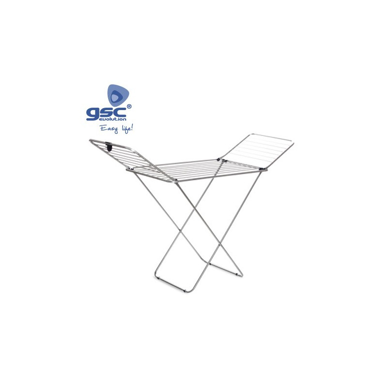 Tendedero 2 alas cromado 175x55x105 cm ÚLTIMAS UNIDADES