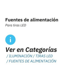 Alimentadores para tiras de led, consultar en ILUMINACIÓN / TIRAS LED / FUENTES