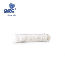 Cuerda de tender cableada 15m grosor Diámetro 5mm Blanca GSC C1/50