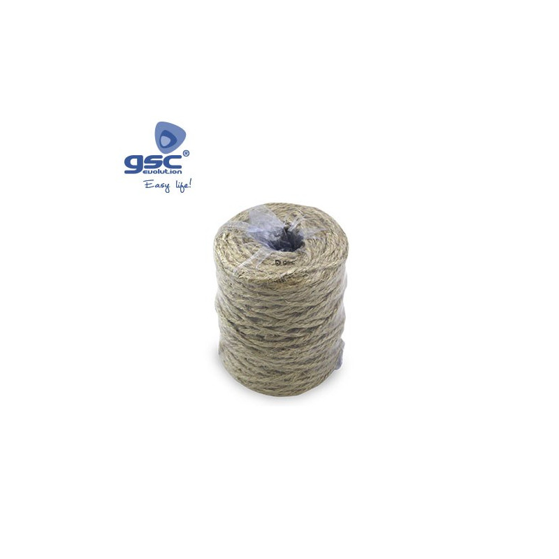 Cuerda de Sisal Diámetro 3.0 x 120 m lineales 500gr GSC C1/40