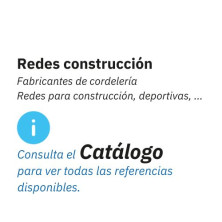 Redes de seguridad para la construccion y deportivas.