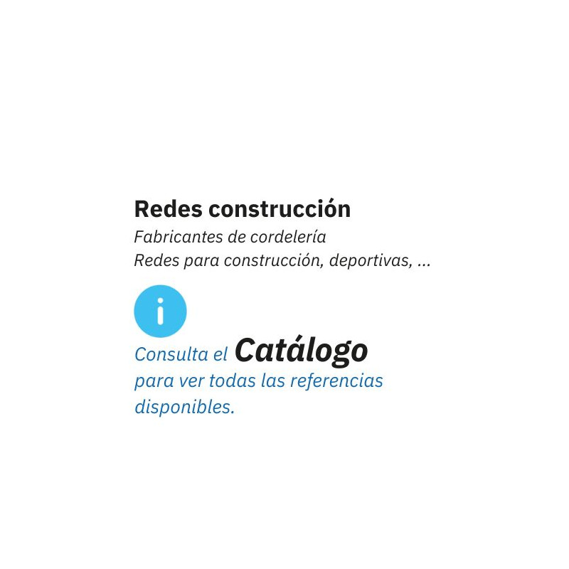 Redes de seguridad para la construccion y deportivas.
