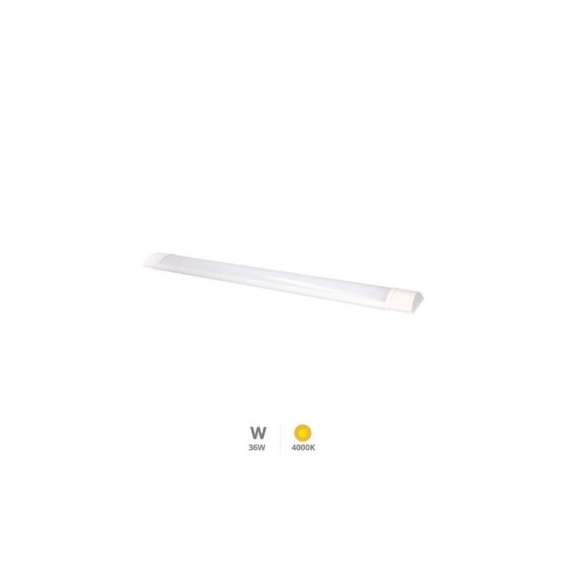 Regleta Pantalla Electrónica LED 36w 4000K 3700Lm 1200mm Bame Basic Line GSC