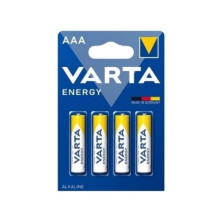 Pila Alcalina AAA LR03 1,5v Energy Blíster 4 pilas VARTA