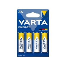 Pila Alcalina AA LR06 1,5v Energy Blíster 4 pilas VARTA