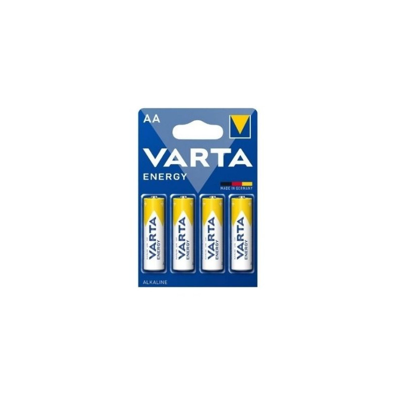 Pila Alcalina AA LR06 1,5v Energy Blíster 4 pilas VARTA