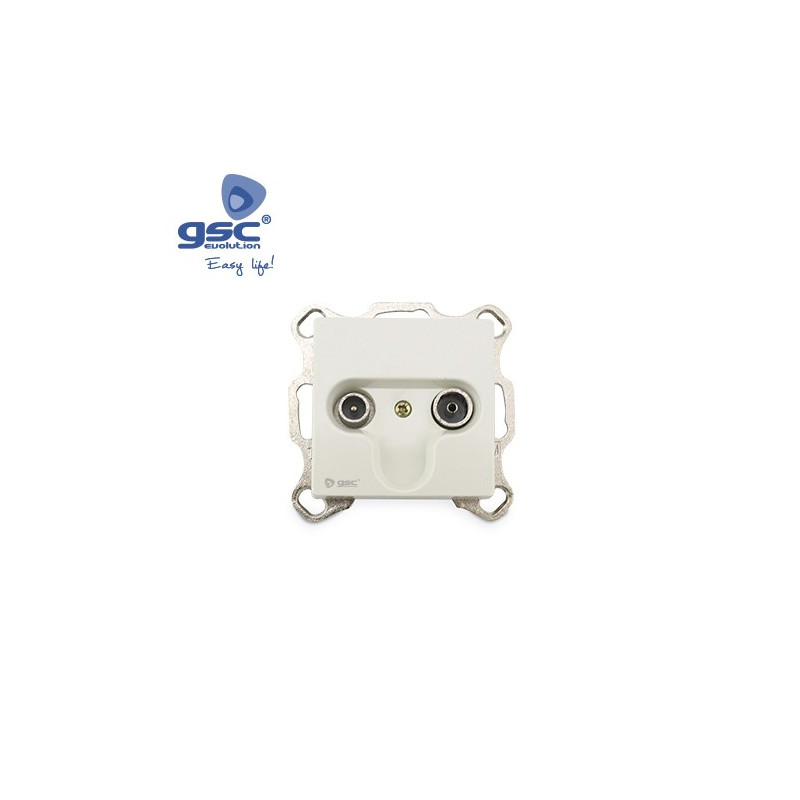 Mecanismo empotrar Serie GAMMA Base TV Blanco GSC C10/100