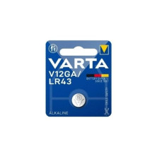 Pila Alcalina V12GA 1,5v LR 43 boton Blister 1 pila VARTA