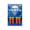 Pila Alcalina AA LR06 1,5v Max Power Blíster 4 pilas VARTA