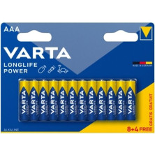 Pila Alcalina AAA LR03 1,5v Longlife Power Blíster 8+4 pilas VARTA
