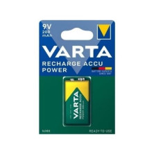 Pila Recargable 9V 1,2v 200 mAh Blister 1 pila VARTA