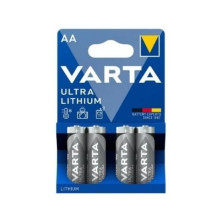 Pila Litio AA 1,5v Profesional Blister 4 pilas VARTA