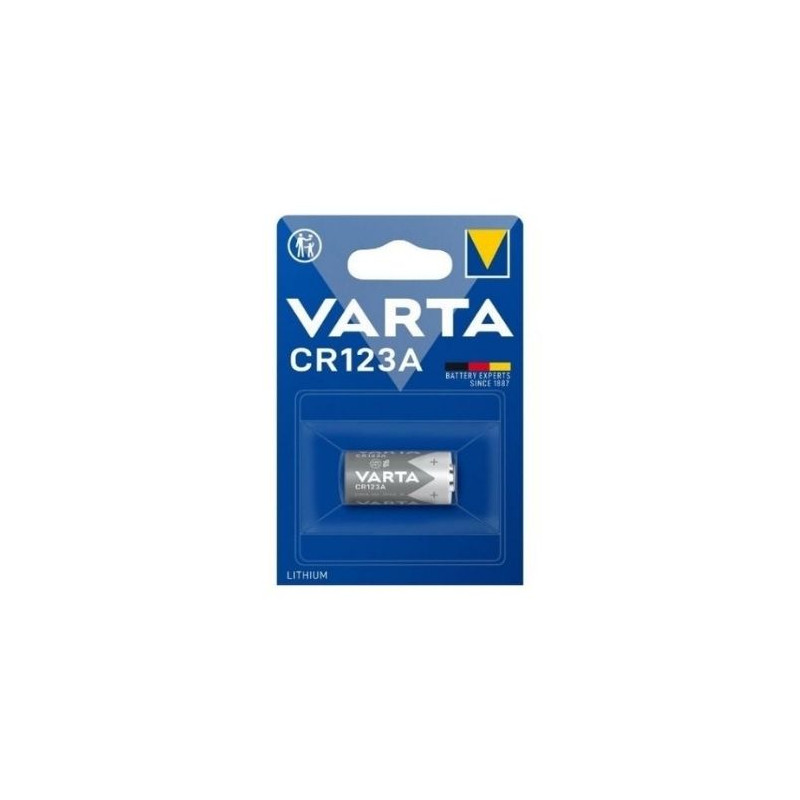 Pila Litio CR123A 3v Blister 1 pila VARTA