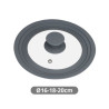 Tapa universal de silicona para ollas y sartenes 16 - 18 - 20 cm VASSARY