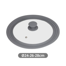 Tapa universal de silicona para ollas y sartenes 24 - 26 - 28 cm VASSARY