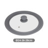 Tapa universal de silicona para ollas y sartenes 24 - 26 - 28 cm VASSARY