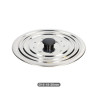Tapa universal acero inoxidable para ollas y sarténes Diámetro 16 - 18 - 20 cm VASSARY