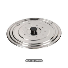 Tapa universal acero inoxidable para ollas y sarténes Diámetro 26 - 28 - 30 cm VASSARY