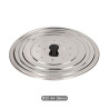 Tapa universal acero inoxidable para ollas y sarténes Diámetro 32 - 34 - 36 cm VASSARY