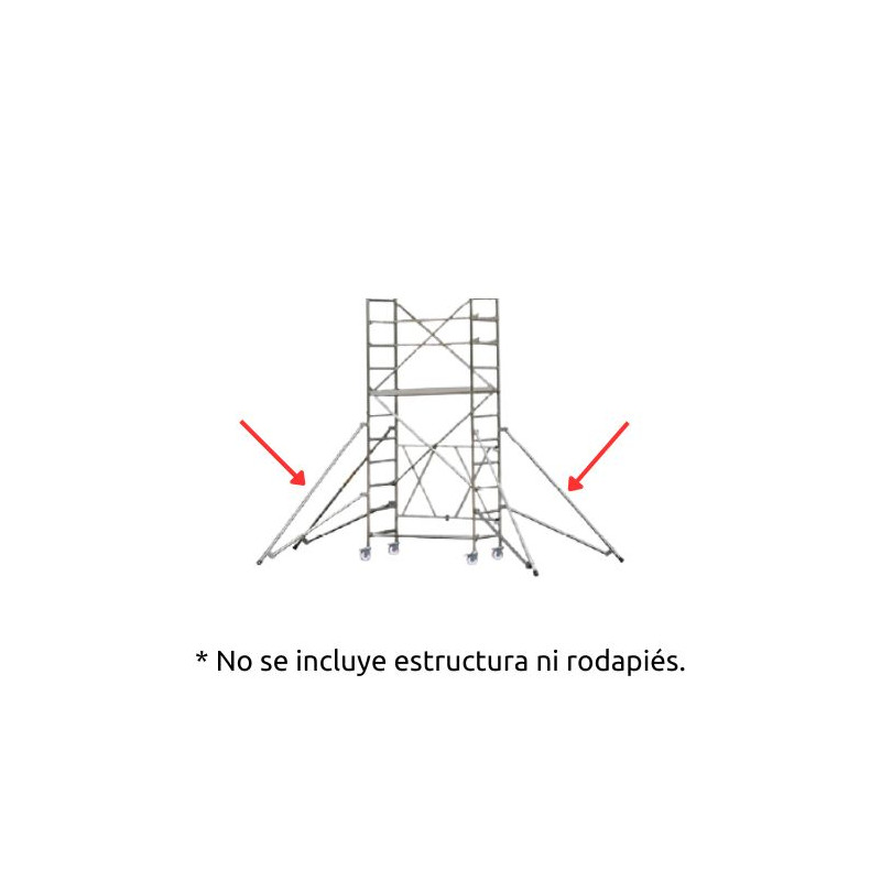 Pieza S1 del estabilizador del andamio del Roller S SVELT