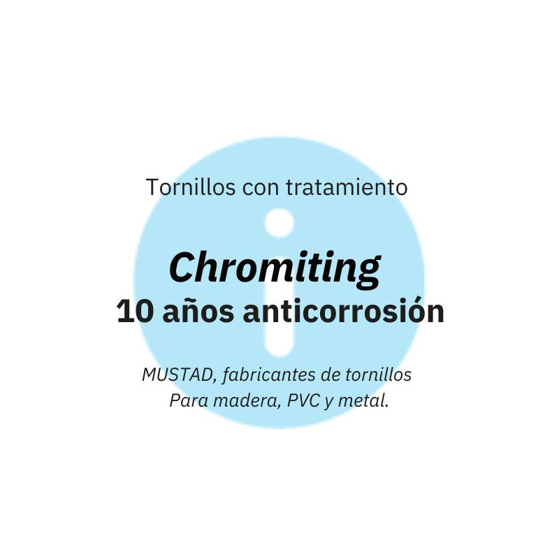 El tratamiento CHROMITING garantiza 10 años anticorrosión
