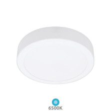 Downlight LED Redondo SUPERFICIE 18W 6500K 1620Lm Marco Blanco 223x32,5mm Bogur GSC