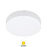Downlight LED Redondo SUPERFICIE 24W 4000K 2160Lm Marco Blanco 223x32,5mm Bogur GSC