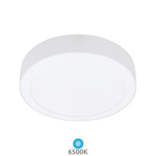Downlight LED Redondo SUPERFICIE 24W 6500K 2160Lm Marco Blanco 223x32,5mm Bogur GSC