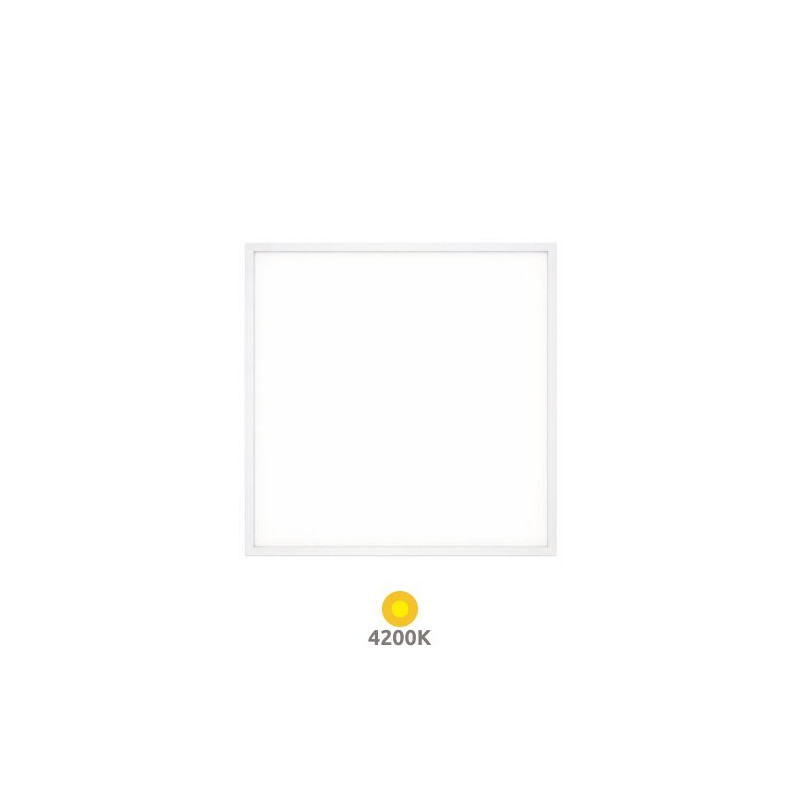 Panel LED Cuadrado 40w 4200K 4000Lm EMPOTRABLE Ultrafino Marco Blanco 60x60cm Sabha GSC
