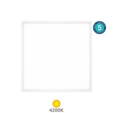 Panel LED Cuadrado 40w 4200K 4800Lm EMPOTRABLE Marco Blanco 60x60cm Lubuko PRO LINE GSC