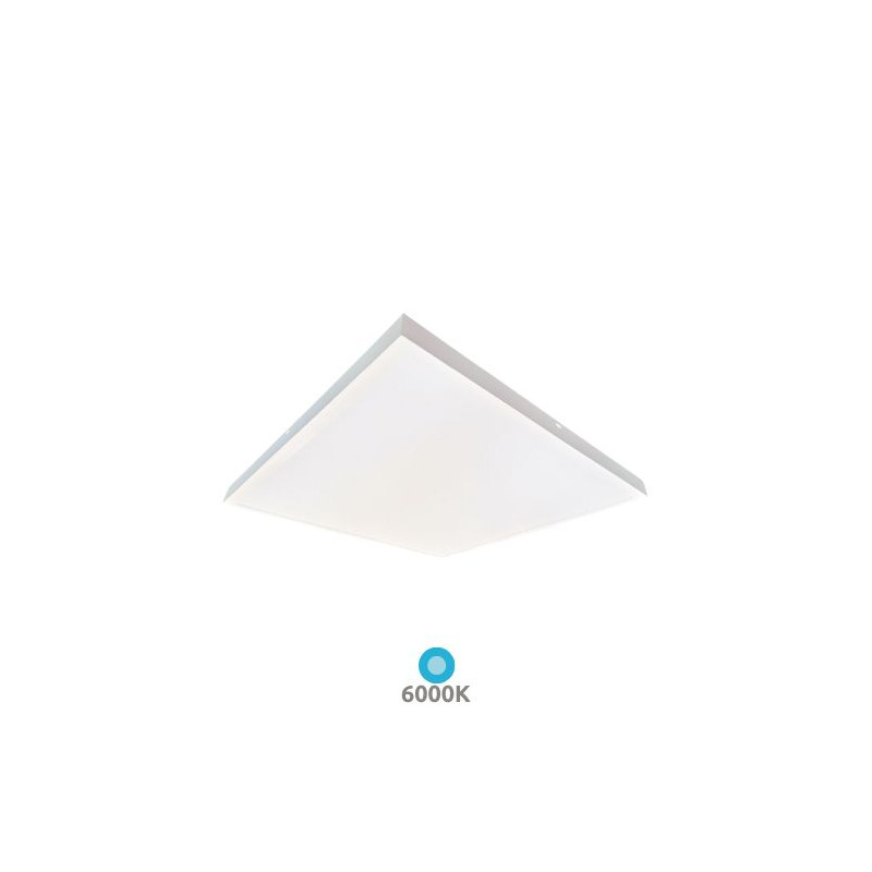 Panel LED Cuadrado 40w 6000K 4200Lm SUPERFICIE Marco Blanco 60x60cm Borna GSC