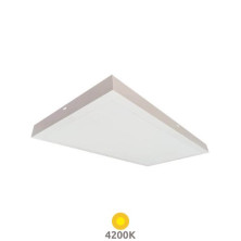 Panel LED Rectangular 24w 4200K 2400Lm SUPERFICIE Marco Blanco 60x30cm Kisongo GSC C1/6