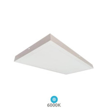 Panel LED Rectangular 36w 6000K 3600Lm SUPERFICIE Marco Blanco 90x30cm Kisongo GSC C1/6