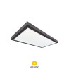 Panel LED Rectangular 60w 4200K 6000Lm SUPERFICIE Marco Negro 120x60cm Kisongo GSC C1/6