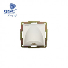 Mecanismo empotrar Serie GAMMA Tapa de salida de Cable Blanco GSC C10/200