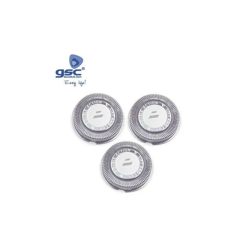 Recambio cuchillas rotatorias compatibles PHILIPS HQ3 B3 GSC C10/250