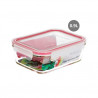 Tupper hermético rectangular de cristal 900ml GSC C1/12