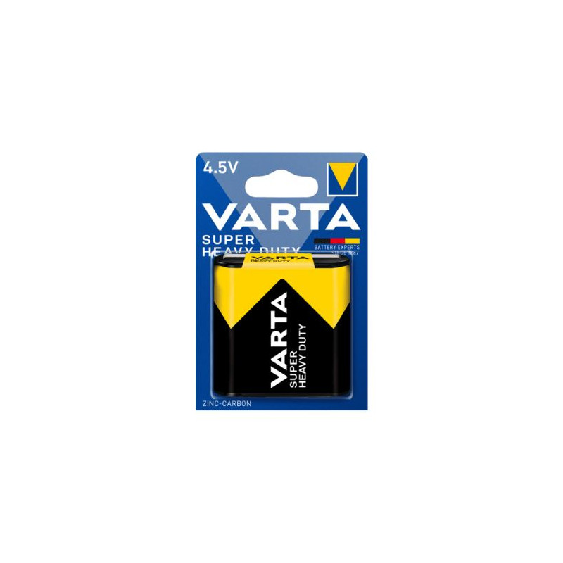 Pila Salina 4,5v petaca Superlife Blister 1 unidad VARTA