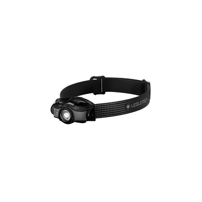 Linterna Frontal MH5 Negro y Gris 400Lm RECARGABLE LEDLENSER